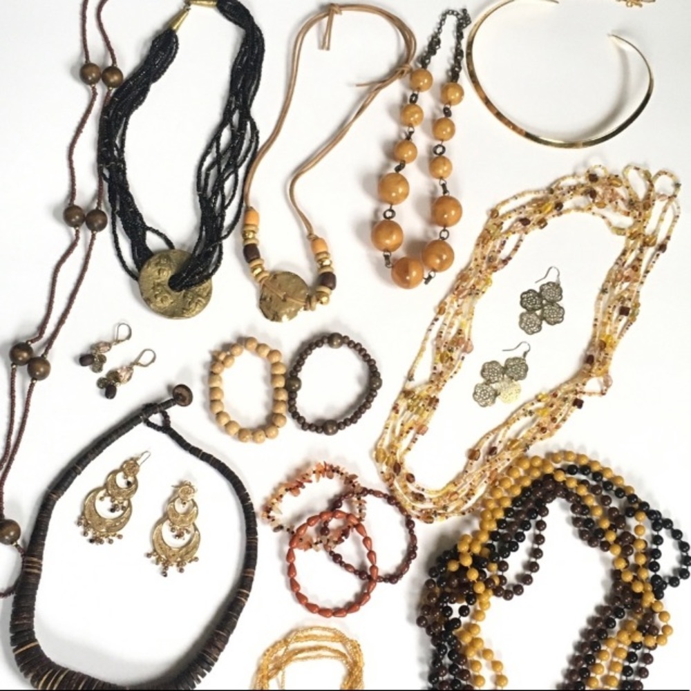 Free People Jewelry 20 Pieces, Boho Natural Spring
